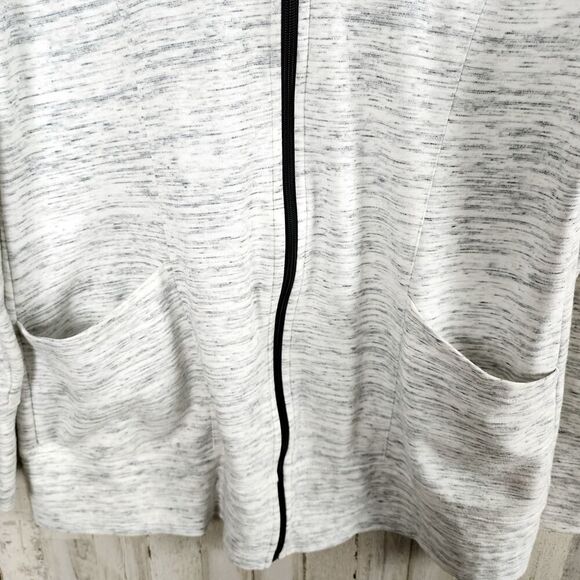 Tek Gear Zip Up Hoodie Heather Gray Size Large - Picture 4 of 11